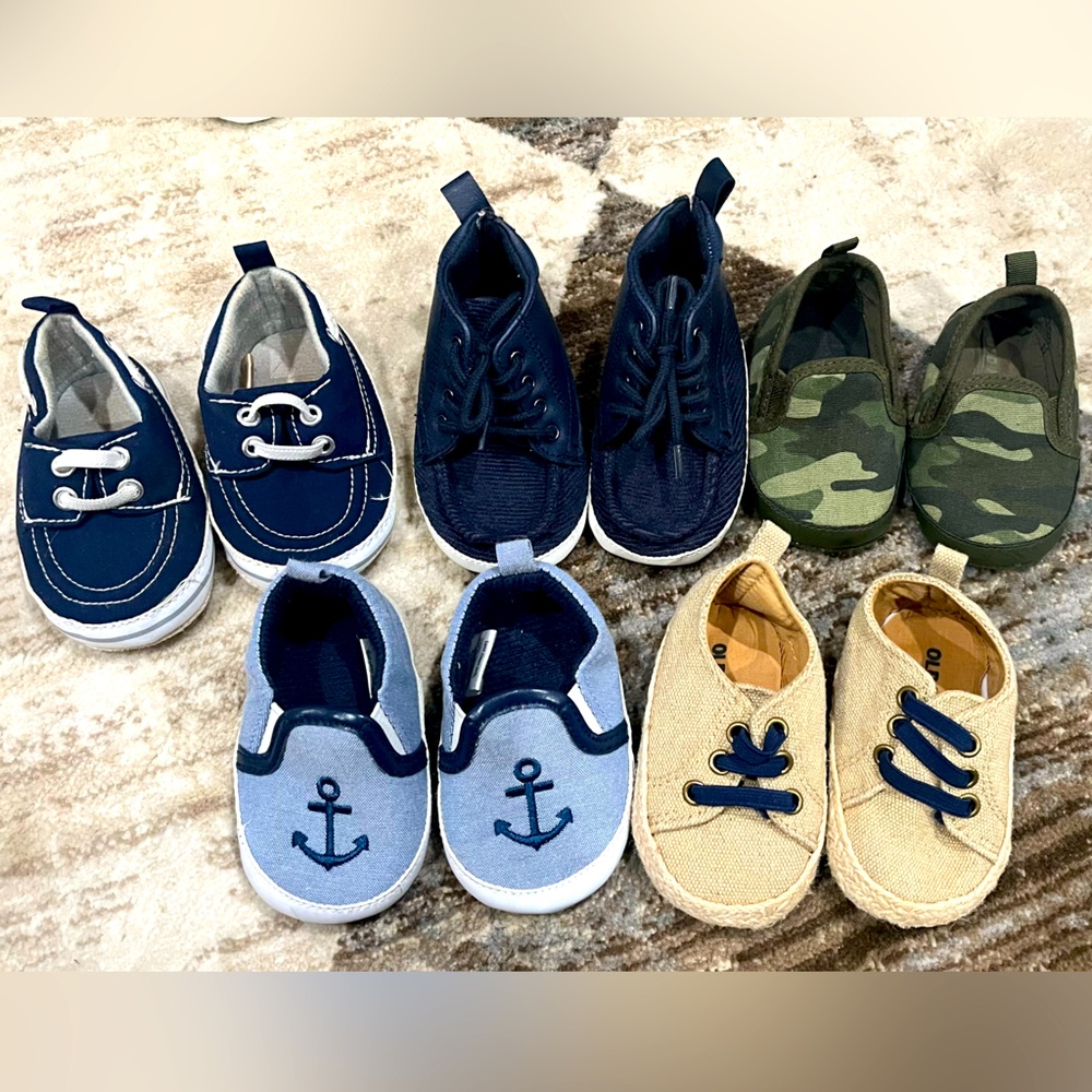 0-6 Months Baby Boy Shoe Bundle